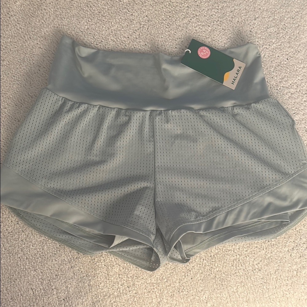 HALARA Women's Sea foam green Athletic Shorts